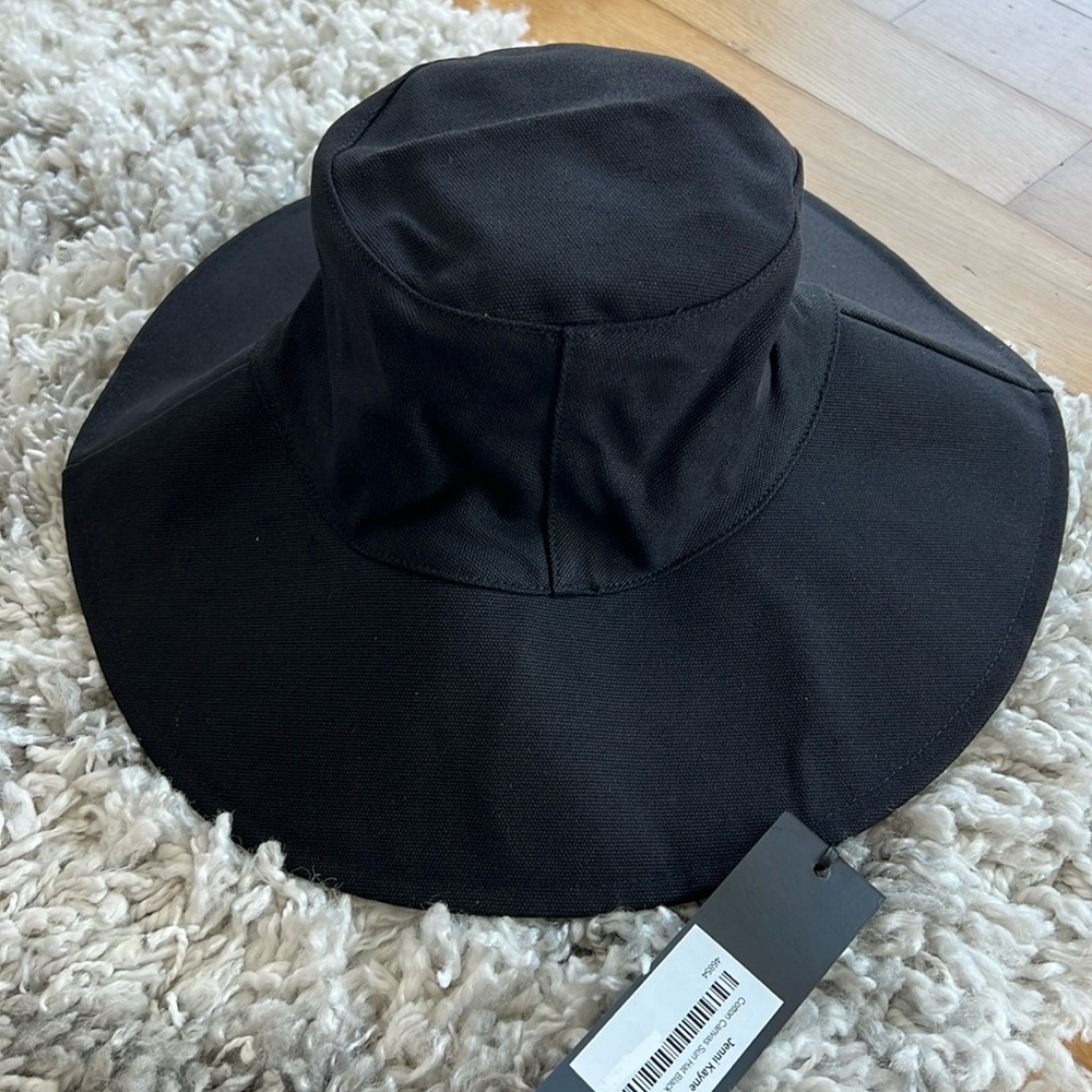Jenni kayne black canvas sun hat